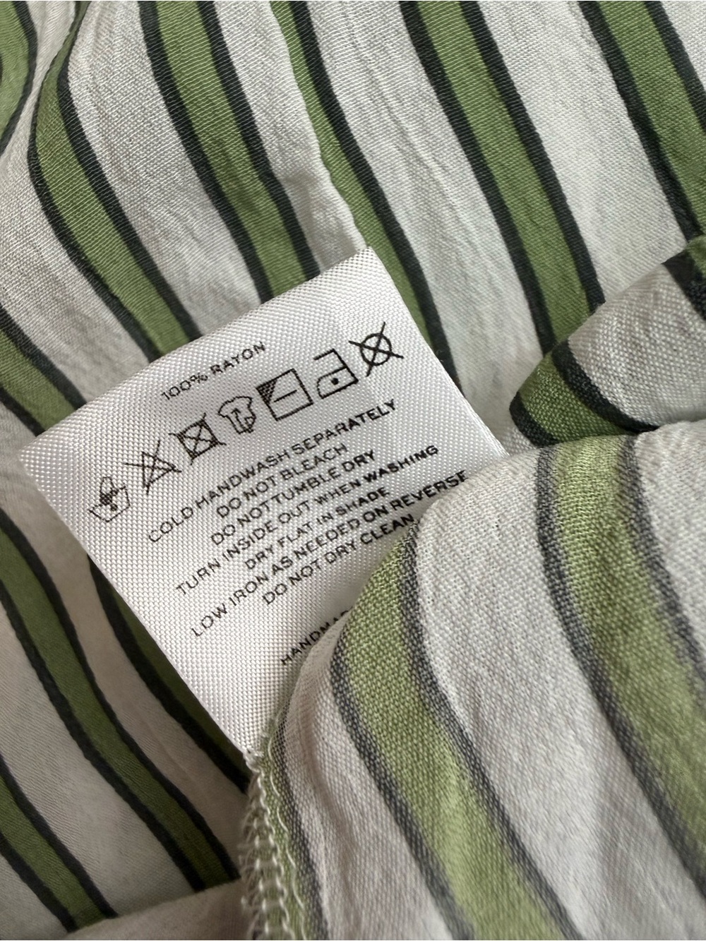 Faithfull the Brand Porte Shirt Dress Almeria Stripe Size 2 - Picture 10 of 11